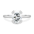 thumbnail image 1 of 3.00Ct Elongated Cushion Cut Lab-Grown Diamond Solitaire Engagement Ring, 10K White Gold, 1 of 7