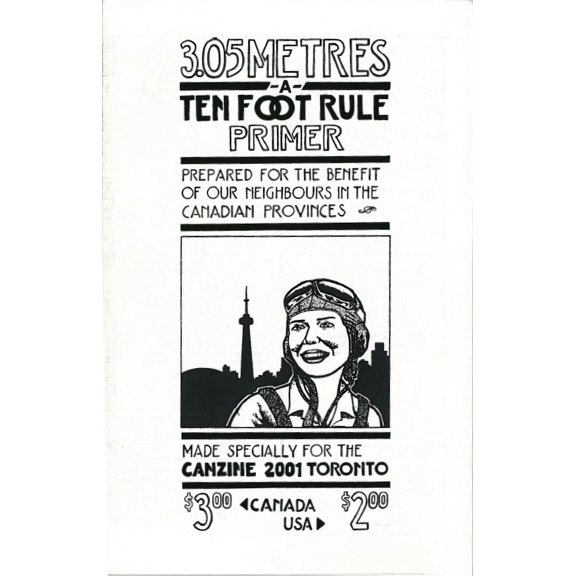 3.05 Metres: A Ten Foot Rule Primer #1 VF ; TFR Comic Book