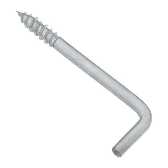 3.06 in. Square Bend Hook - Steel - Pack of 2