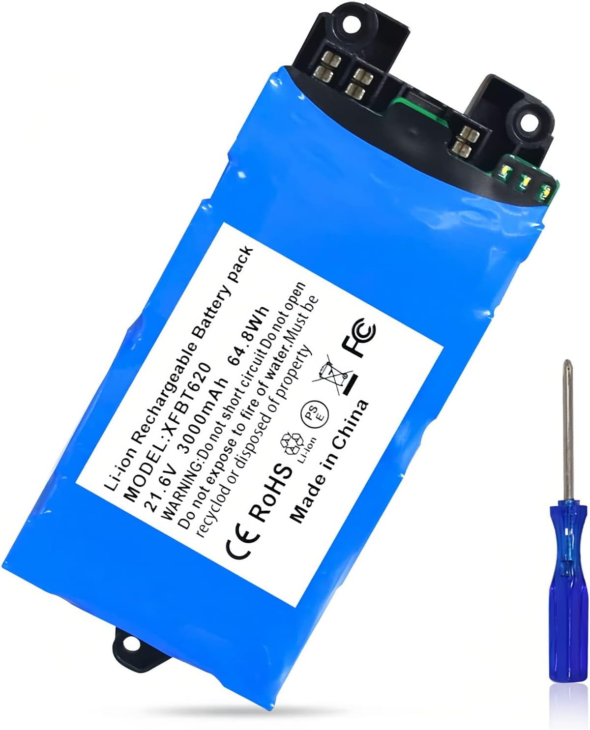 3.0Ah Replacement Battery for Shark XFBT620 Compatible with IZ140