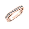 thumbnail image 1 of 3.0Ct Round Brilliant Natural Diamond Women's Euro Style Anniversary Wedding Eternity Band 14k Gold GH SI1, 1 of 3
