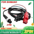 thumbnail image 1 of 3.0M Power Cable For Daiwa 1200MJ 1200J 800MJ 800MJS Electric Reel Cord 2-Pin Genuine, 1 of 6