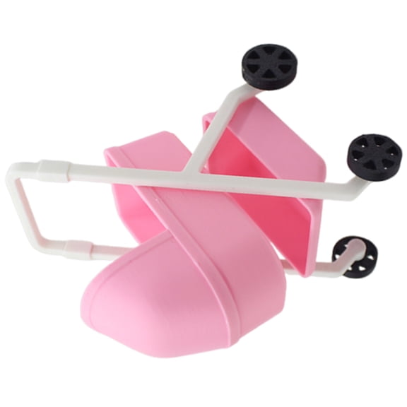 3. 1/12 Miniature Baby Cradle Accessory, Realistic Nursery Room Decor & Creative Craft Project Display