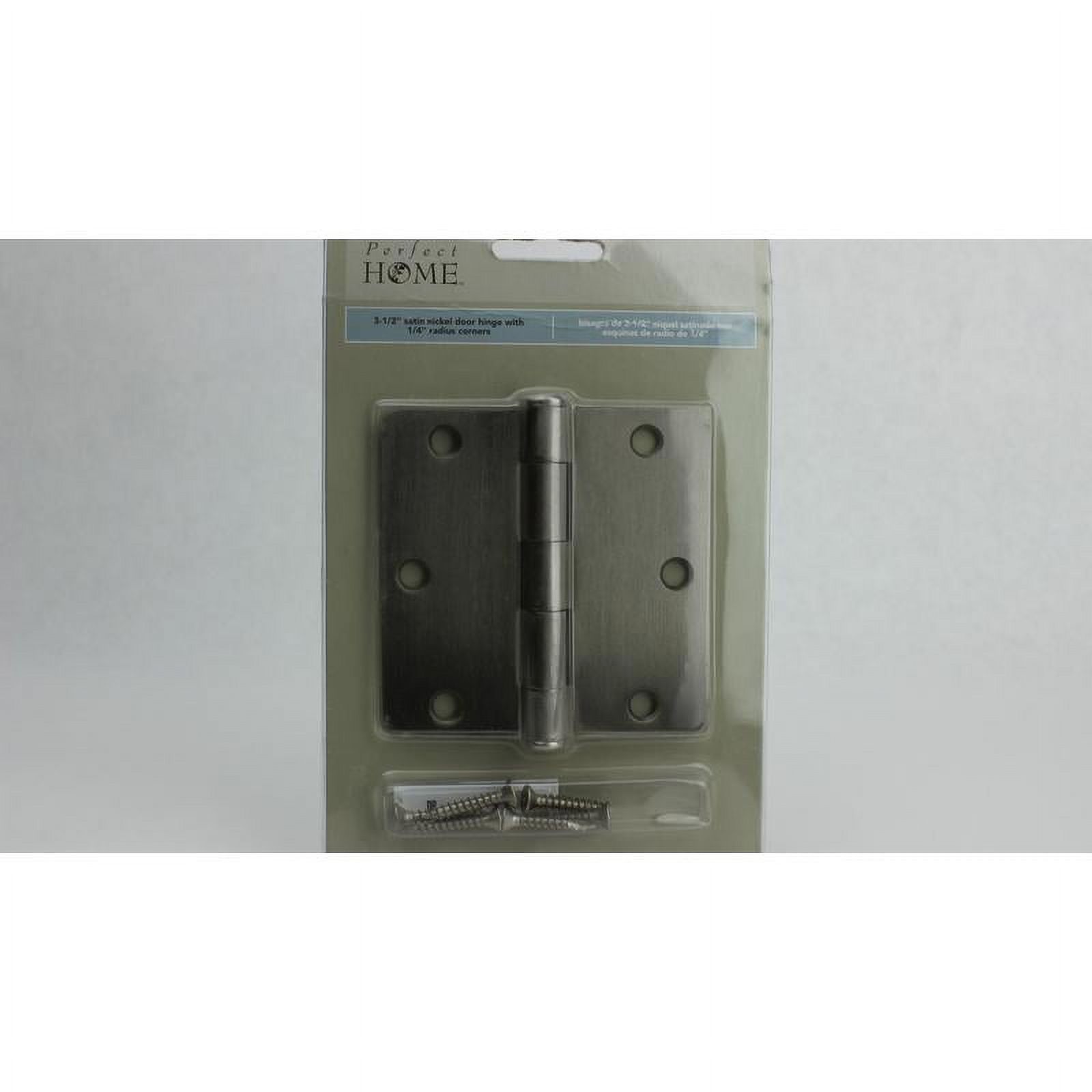 31/2" Door Hinge Radius Corners Perfect Home Door Hinges 478615 Satin