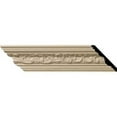 thumbnail image 1 of 3 1/2"H x 3 5/8"P x 5"F x 94 1/2"L Medway Carved Wood Crown Moulding, Maple, 1 of 2