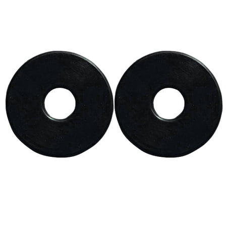 3 1/2" Hilason Rubber Horse Bit Guards 2 Piece In Bag Black
