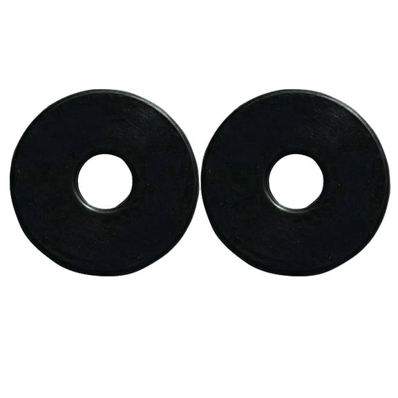 3 1/2" Hilason Rubber Horse Bit Guards 2 Piece In Bag Black