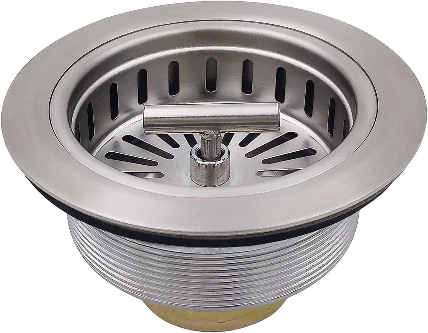 31/2 Inch Brushed Nickel Sink Strainers for Kitchen Sink, Stainless