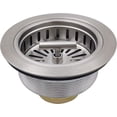 31/2 Inch Brushed Nickel Sink Strainers for Kitchen Sink, Stainless