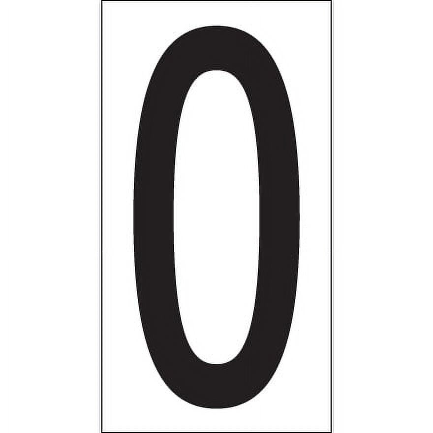 3 1/2" "O" Vinyl Warehouse Letter Labels 50 Per Case