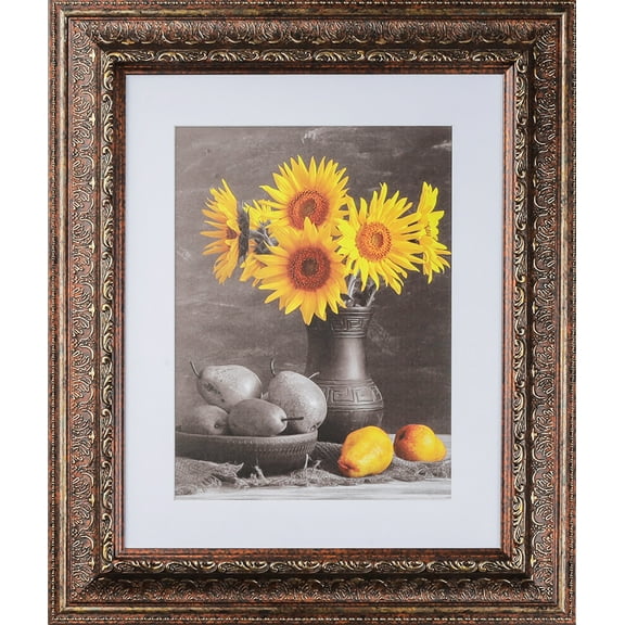 3-1/2" Polystyrene Classic Picture Frame 10x20 Bronze by WholesaleArtsFrames-com 104 Series Made In USA