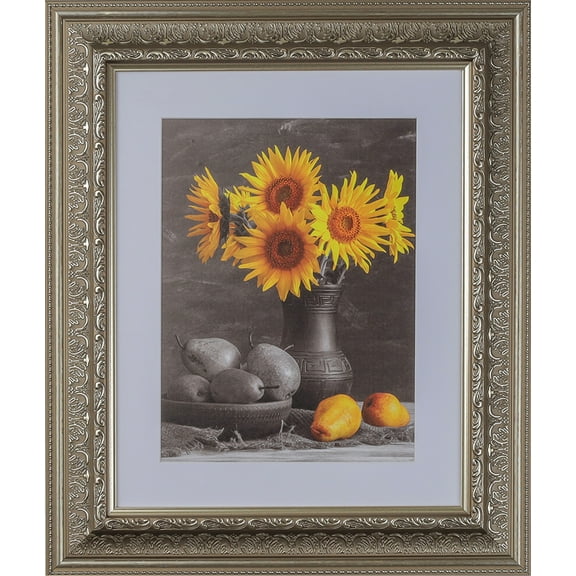 3-1/2" Polystyrene Classic Picture Frame 19x25 Silver by WholesaleArtsFrames-com 104 Series Made In USA