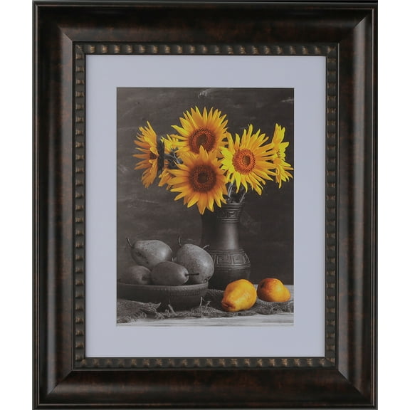 3 1/2" Polystyrene Classic Picture Frame by WholesaleArtsFrames-com 10x13 1972 Series - Majestic Dark Bronze - Made In USA