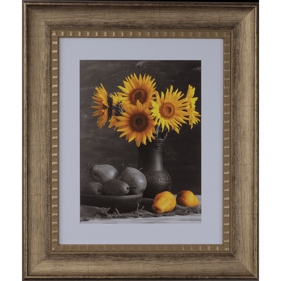 3 1/2" Polystyrene Classic Picture Frame by WholesaleArtsFrames-com 16x25 1972 Series - Antique Silver - Made In USA