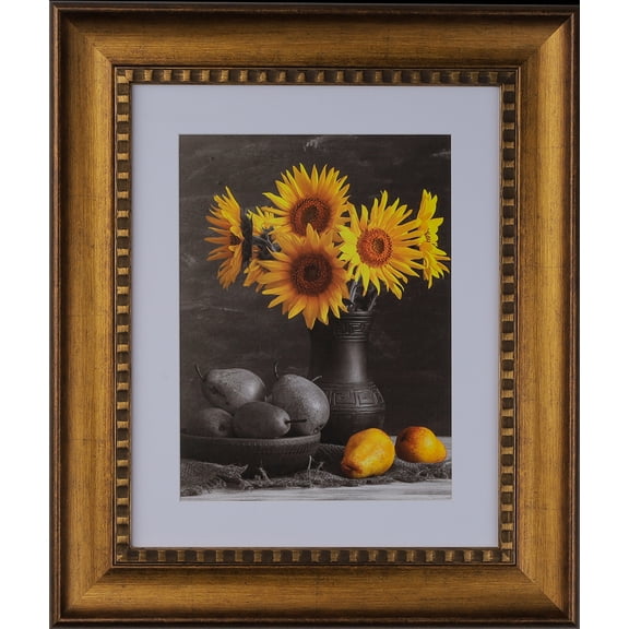 3 1/2" Polystyrene Classic Picture Frame by WholesaleArtsFrames-com 4x7 1972 Series - Gold - Made In USA