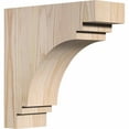 thumbnail image 1 of 3 1/2"W x 10"D x 10"H Pescadero Smooth Corbel, Douglas Fir, 1 of 9