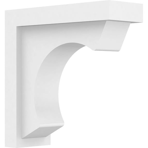 3 1/2"W x 10"D x 10"H Standard Emerson Architectural Grade PVC Bracket