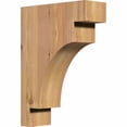 thumbnail image 1 of 3 1/2"W x 10"D x 14"H Mediterranean Smooth Corbel, Western Red Cedar, 1 of 9