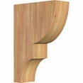 thumbnail image 1 of 3 1/2"W x 10"D x 14"H Ridgewood Smooth Corbel, Western Red Cedar, 1 of 9