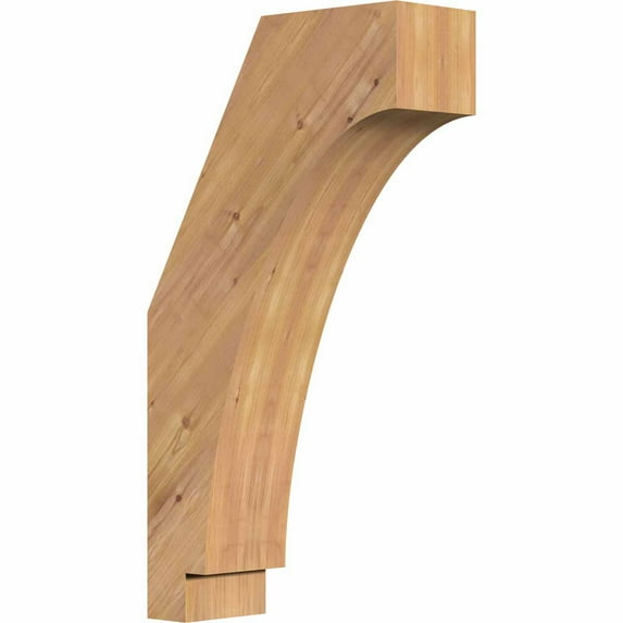 3 1/2"W x 10"D x 18"H Imperial Smooth Brace, Western Red Cedar