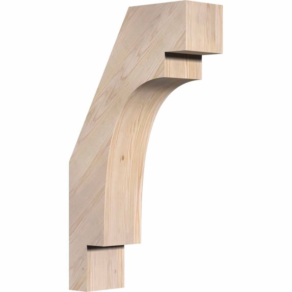 3 1/2"W x 10"D x 18"H Merced Smooth Brace, Douglas Fir