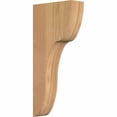 thumbnail image 1 of 3 1/2"W x 10"D x 22"H Carmel Smooth Corbel, Western Red Cedar, 1 of 9