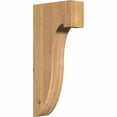 thumbnail image 1 of 3 1/2"W x 10"D x 22"H Del Monte Smooth Corbel, Western Red Cedar, 1 of 9