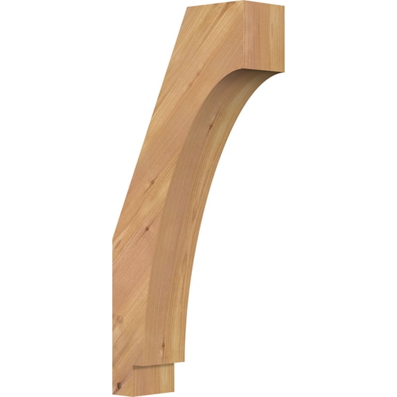 3 1/2"W x 10"D x 22"H Imperial Smooth Knee Brace, Western Red Cedar