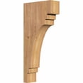 thumbnail image 1 of 3 1/2"W x 10"D x 22"H Pescadero Smooth Corbel, Western Red Cedar, 1 of 9