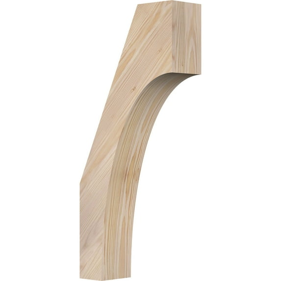 3 1/2"W x 10"D x 22"H Westlake Smooth Knee Brace, Douglas Fir