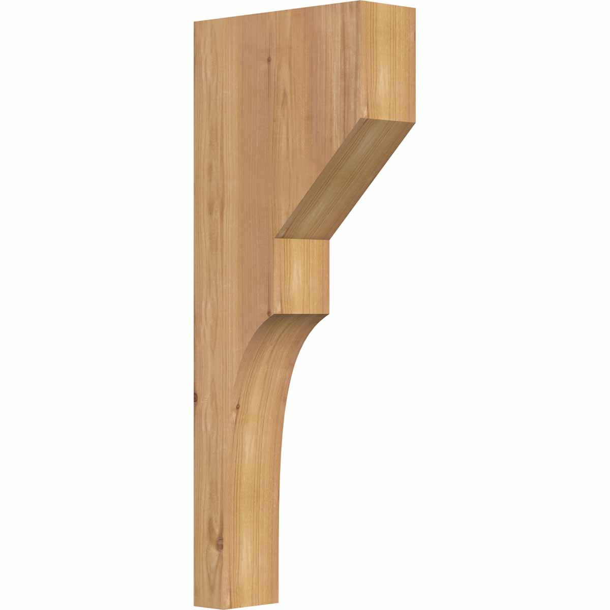 26" Western Red Cedar Smooth Rustic Corbel