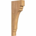 thumbnail image 1 of 3 1/2"W x 10"D x 26"H Pescadero Smooth Corbel, Western Red Cedar, 1 of 9