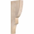 thumbnail image 1 of 3 1/2"W x 10"D x 26"H Ridgewood Smooth Corbel, Douglas Fir, 1 of 9