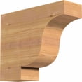 thumbnail image 1 of 3 1/2"W x 10"H x 12"L Newport Smooth Rafter Tail, Western Red Cedar, 1 of 4