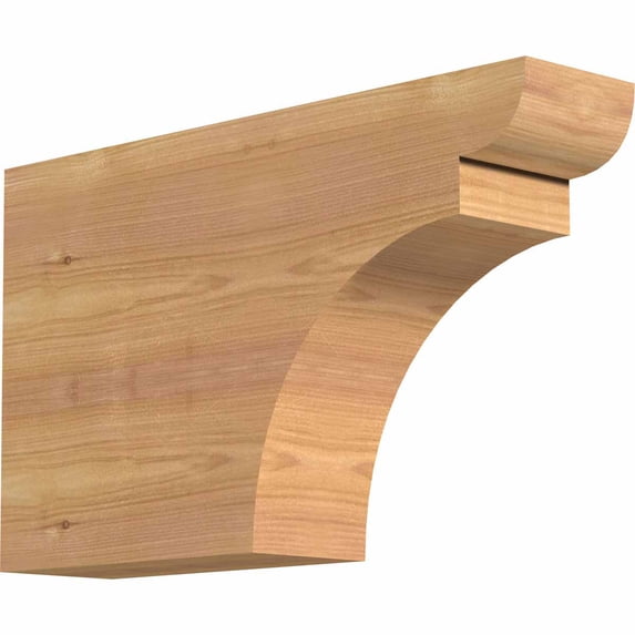 3 1/2"W x 10"H x 16"L Yorktown Smooth Rafter Tail, Western Red Cedar