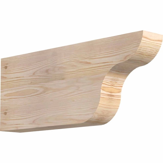 3 1/2"W x 10"H x 24"L Carmel Smooth Rafter Tail, Douglas Fir