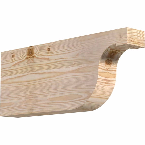 3 1/2"W x 10"H x 24"L Del Monte Smooth Rafter Tail, Douglas Fir