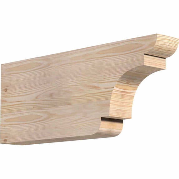 3 1/2"W x 10"H x 24"L New Brighton Smooth Rafter Tail, Douglas Fir