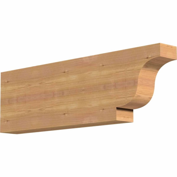3 1/2"W x 10"H x 32"L Newport Smooth Rafter Tail, Western Red Cedar