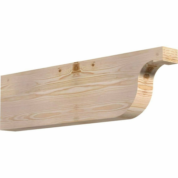 3 1/2"W x 10"H x 36"L Del Monte Smooth Rafter Tail, Douglas Fir