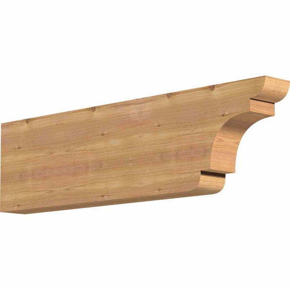 3 1/2"W x 10"H x 36"L New Brighton Smooth Rafter Tail, Western Red Cedar
