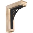 thumbnail image 1 of 3 1/2"W x 11 1/2"D x 14"H Crawley Traditional Ironcrest Smooth Bracket, Douglas Fir (1 1/2"W x 7 1/2"D x 10"H Iron Bracket), 1 of 5