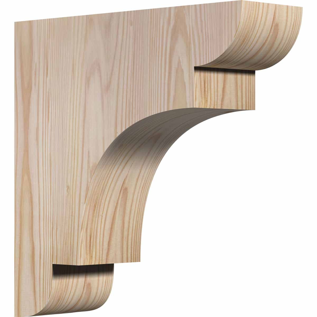 Douglas Fir Smooth 12" x 12" Rustic Corbel