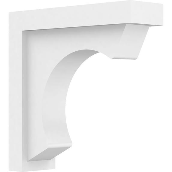 3 1/2"W x 12"D x 12"H Standard Emerson Architectural Grade PVC Bracket