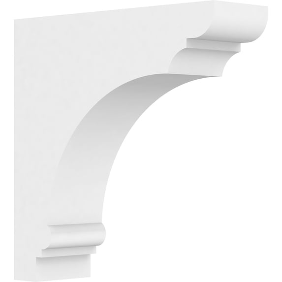 3 1/2"W x 12"D x 12"H Standard Hughes Architectural Grade PVC Bracket