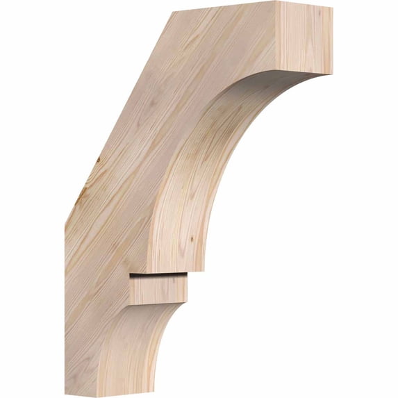 3 1/2"W x 12"D x 16"H Balboa Smooth Knee Brace, Douglas Fir