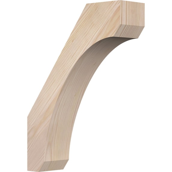 3 1/2"W x 12"D x 16"H Legacy Smooth Knee Brace, Douglas Fir