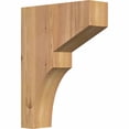 thumbnail image 1 of 3 1/2"W x 12"D x 16"H Monterey Smooth Corbel, Western Red Cedar, 1 of 9