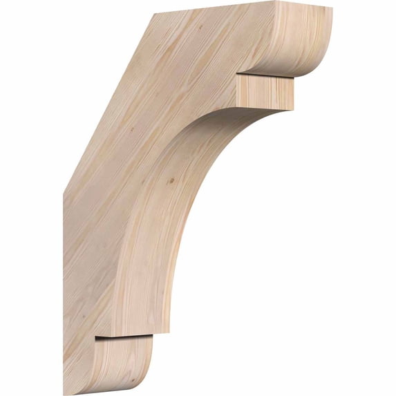 3 1/2"W x 12"D x 16"H Olympic Smooth Brace, Douglas Fir