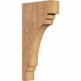 thumbnail image 1 of 3 1/2"W x 12"D x 24"H Pescadero Smooth Corbel, Western Red Cedar, 1 of 9